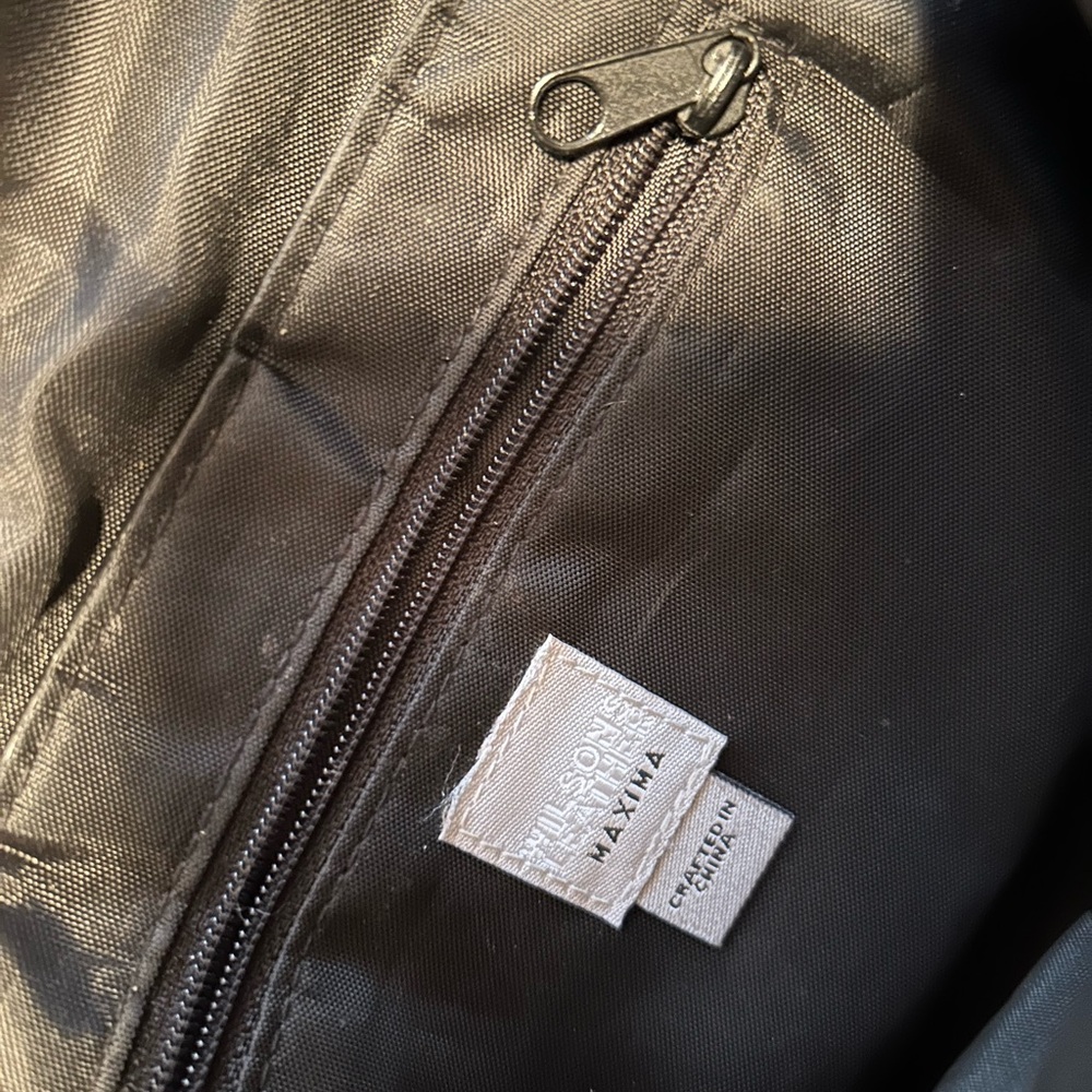 Wilson’s Black Leather Shoulder Bag - Picture 3 of 3